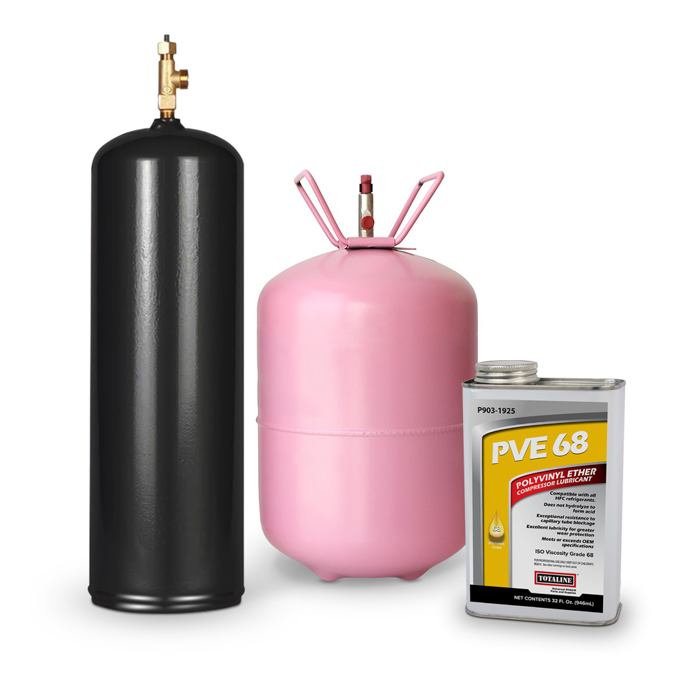 Refrigerant, Gas & Oils